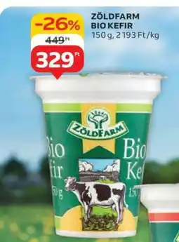 Auchan ZÖLDFARM BIO KEFIR ajánlat