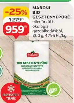 Auchan MARONI BIO GESZTENYEPÜRÉ ajánlat