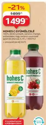 Auchan Hohes C Gyümölcslé ajánlat