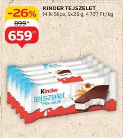 Auchan KINDER Tejszelet ajánlat