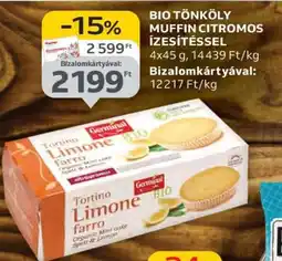 Auchan BIO TÖNKÖLY MUFFIN CITROMOS ÍZESÍTÉSSEL ajánlat