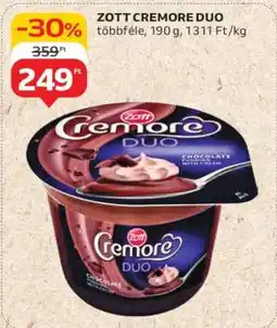 Auchan ZOTT CREMORE DUO ajánlat