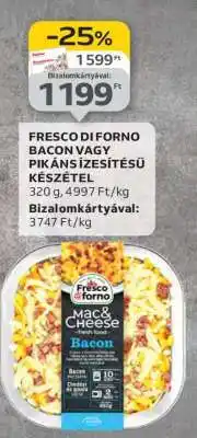Auchan FRESCO DI FORNO BACON VAGY PIKÁNS ÍZESÍTÉSŰ KÉSZÉTEL ajánlat