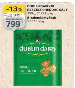 Auchan Dublin Dairy Ír Reszelt Cheddar Sajt ajánlat