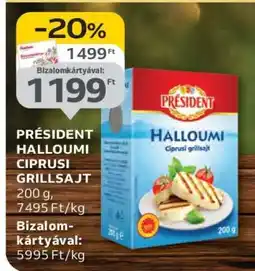 Auchan PRÉSIDENT HALLOUMI CIPRUSI GRILLSAJT ajánlat