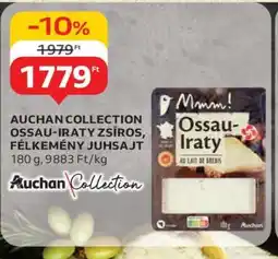 Auchan Auchan Collection Ossau-Iraty Zsíros, Félkemény Juhsajt ajánlat