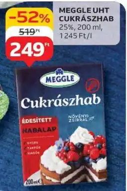 Auchan MEGGLE UHT CUKRÁSZHAB ajánlat