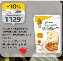 Auchan AUCHAN KEDVENC TAVOLA IN ITALIA GRANA PADANO SAJT ajánlat