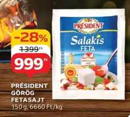 Auchan PRÉSIDENT GÖRÖG FETASAJT ajánlat