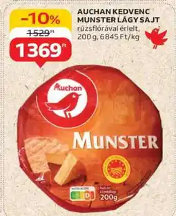 Auchan AUCHAN KEDVENC MUNSTER LÁGY SAJT ajánlat
