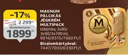 Auchan Magnum Pálcikás Jégkrém Multipack ajánlat