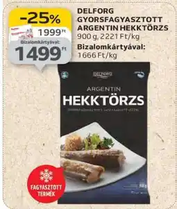 Auchan Delforg Gyorsfagyasztott Argentin Hekktörzs ajánlat