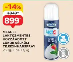 Auchan Meggle Laktózmentes, Hozzáadott Cukor Nélküli Tejszínhabspray ajánlat