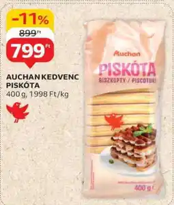 Auchan Auchan Kedvenc Piskóta ajánlat