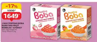 Auchan J Way Popping Boba Bursting Fruit Bubbles ajánlat