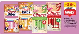 Auchan INABA CAT CHURU KRÉM JUTALOMFALAT MACSKÁKNAK ajánlat