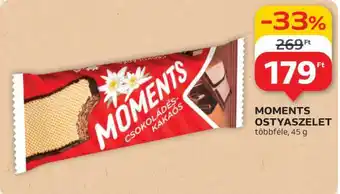 Auchan MOMENTS Ostyaszelet ajánlat