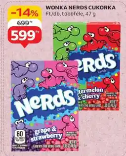 Auchan WONKA NERDS CUKORKA ajánlat