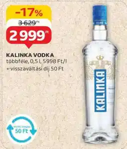 Auchan Kalinka vodka ajánlat