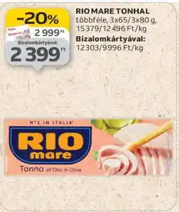 Auchan RIO MARE TONHAL ajánlat