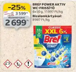 Auchan BREF Power Aktív WC-frissítő ajánlat