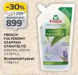 Auchan FROSCH FOLYÉKONY SZAPPAN UTÁNTÖLTŐ ajánlat
