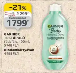 Auchan Garnier testápoló ajánlat
