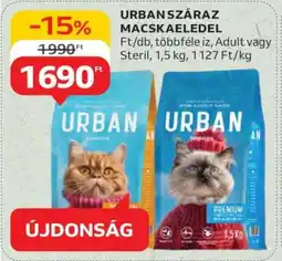 Auchan URBAN SZÁRAZ MACSKAELEDEL ajánlat