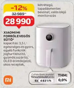 Auchan Xiaomi Mi Forrólevegős Sütő ajánlat