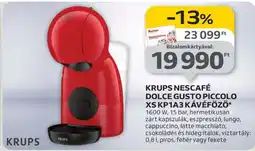 Auchan KRUPS NESCAFÉ DOLCE GUSTO PICCOLO XS KP1A3 KÁVÉFŐZŐ ajánlat
