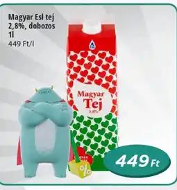 Real Magyar Esl tej 2,8%, dobozos ajánlat