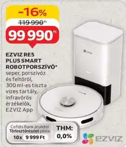 Auchan EZVIZ RE5 Plus Smart Robotporszívó ajánlat