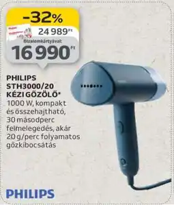 Auchan PHILIPS STH3000/20 KÉZI GŐZÖLŐ ajánlat