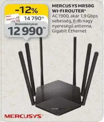 Auchan MERCUSYS MR50G WI-FI ROUTER ajánlat