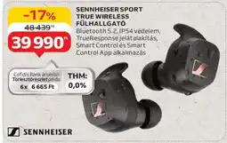 Auchan SENNHEISER SPORT TRUE WIRELESS FÜLHALLGATÓ ajánlat