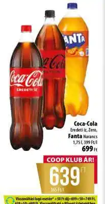 Coop Coca-Cola / Fanta ajánlat