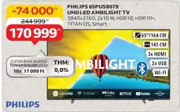 Auchan PHILIPS 65PUS8079 UHD LED AMBILIGHT TV ajánlat
