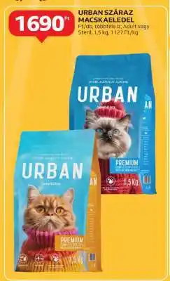 Auchan URBAN SZÁRAZ MACSKAELEDEL ajánlat