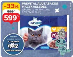 Auchan PREVITAL Alutasakos macskaeledel ajánlat