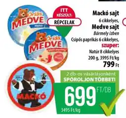 Coop Mackó sajt ajánlat