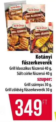 Coop Kotányi Fűszerkeverék ajánlat