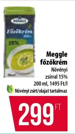 Coop Meggle Főzőkrém ajánlat