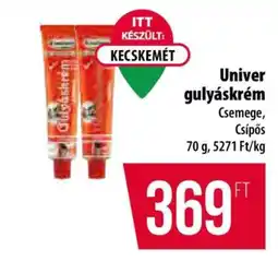 Coop UNIVER Gulyáskrém ajánlat