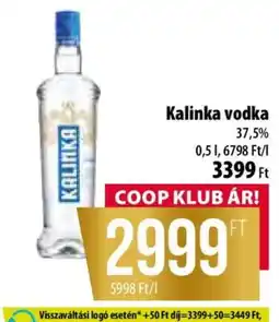Coop Kalinka vodka ajánlat
