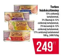 Coop Torkos húskészítmény ajánlat