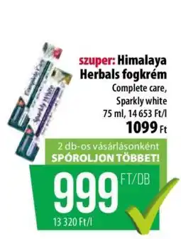 Coop Himalaya Herbals fogkrém ajánlat