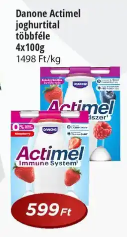 Real Danone Actimel joghurtital többféle ajánlat