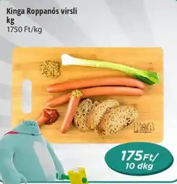 Real Kinga Roppanós virsli ajánlat