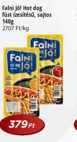 Real Falni Jó! Hot dog füst ízesítésű, sajtos ajánlat