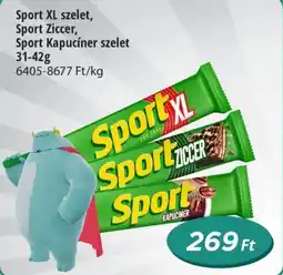 Real Sport XL szelet, Sport Ziccer, Sport Kapucíner ajánlat